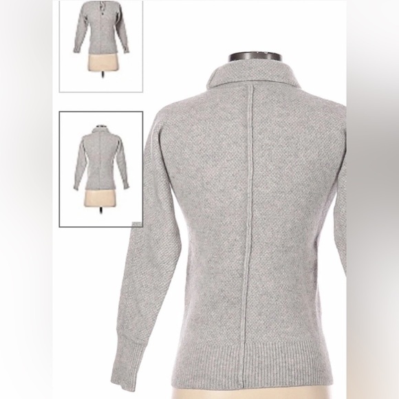 Max Studio Cowlneck 100% 2-Ply Cashmere Sweater - Picture 5 of 5